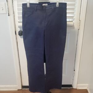 L'AGENCE Navy Straight-Leg Jeans